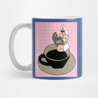 Coffee Cup Bathing Drinking Crazy Mug